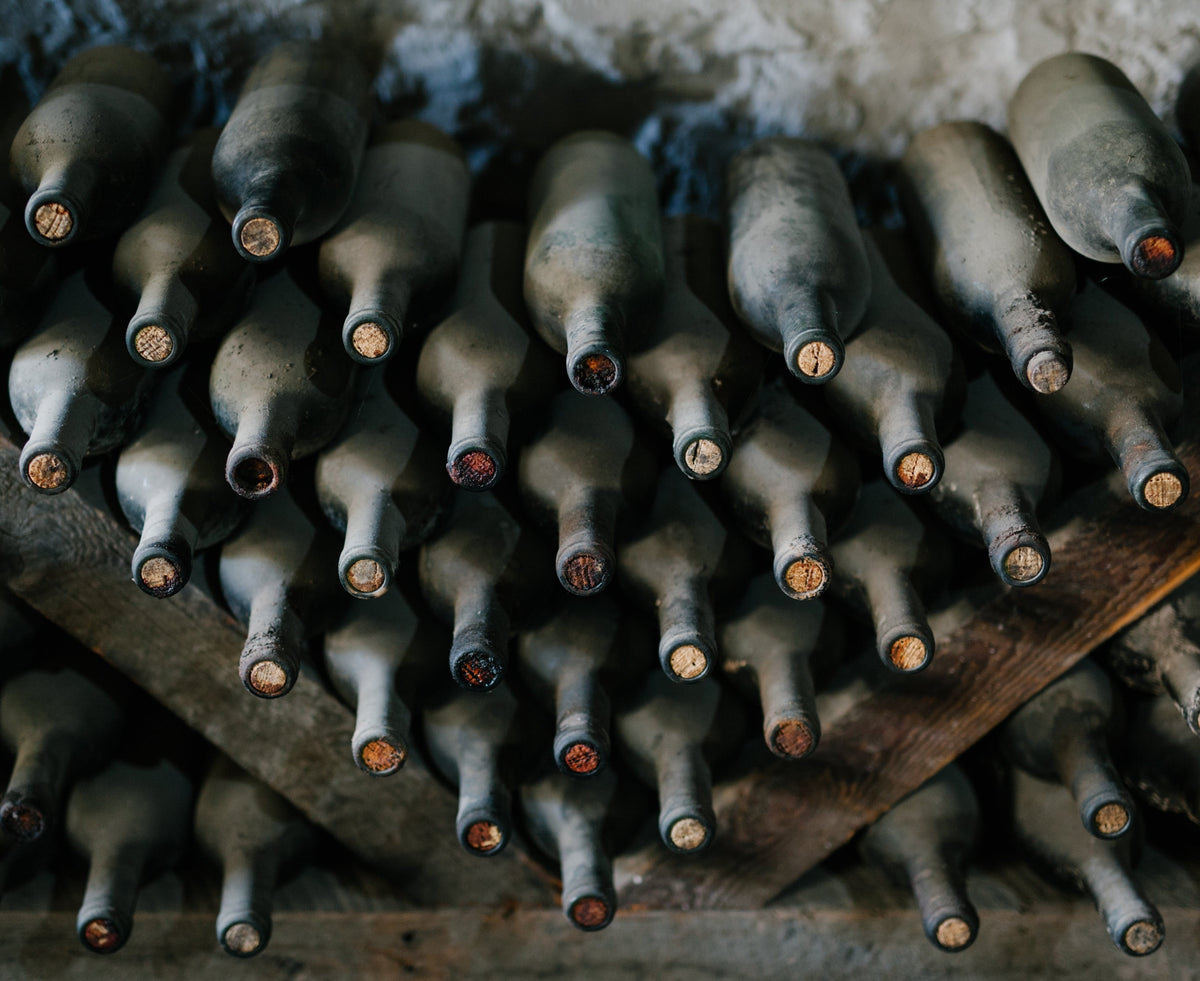 Fine Wine Storage Taurus Wines   Dusty Bottles In A Rack   Cropped 1200x1200 